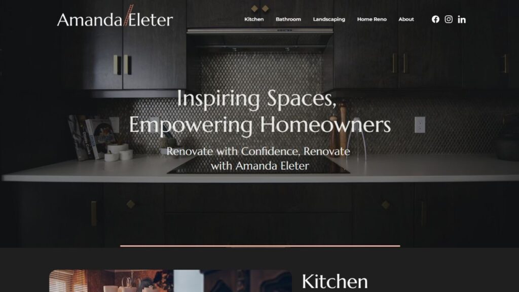 Kitchen renovation services by Amanda Eleter