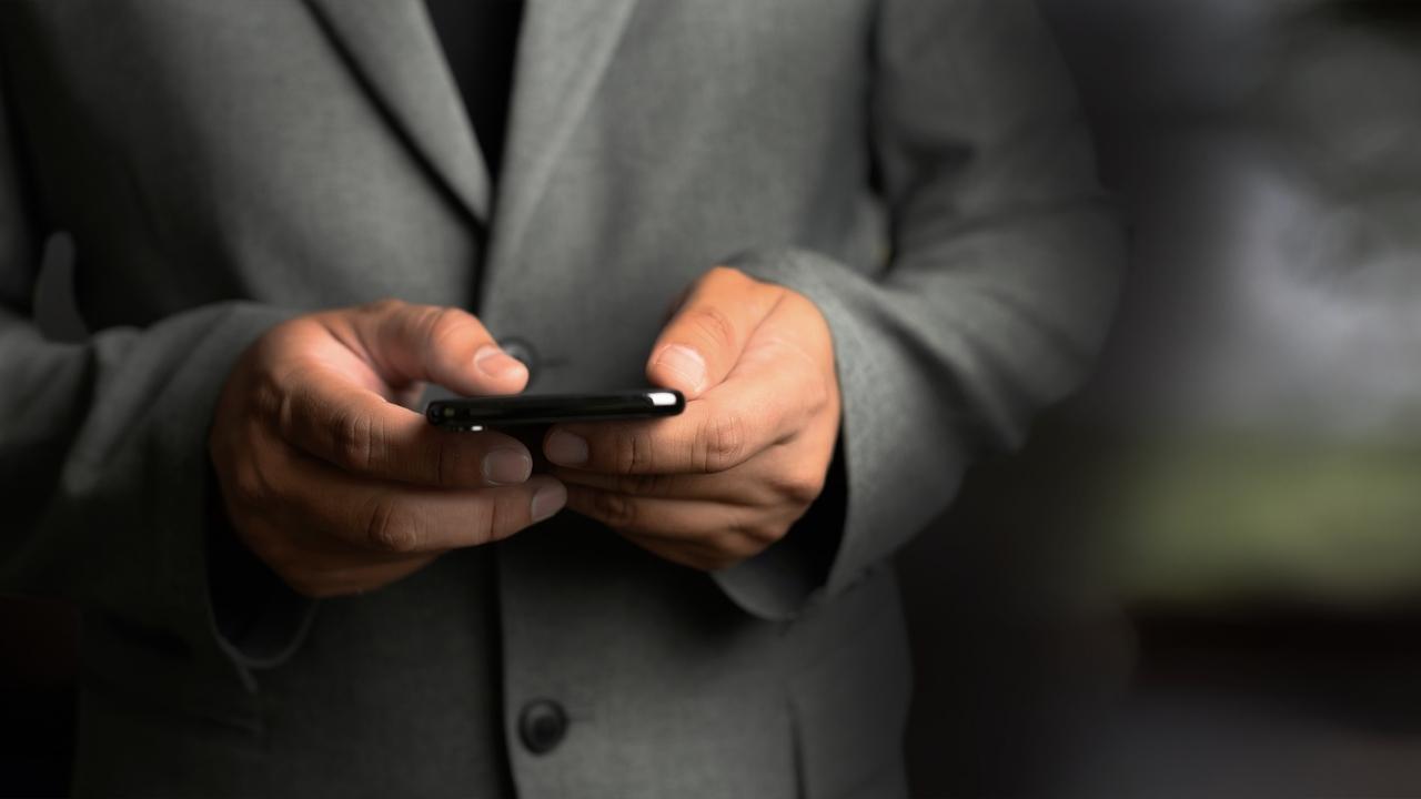 Man Holding Phone in hand