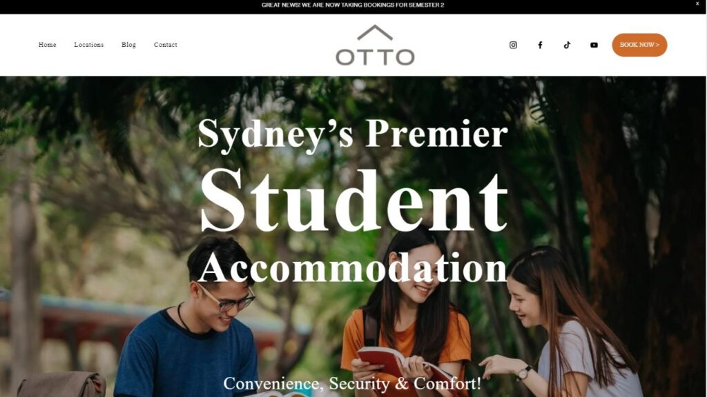 Sydney student accommodation, secure and comfortable living.