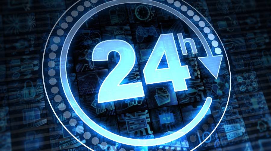 Timeline showing how to handle bad reviews online within 24 hours